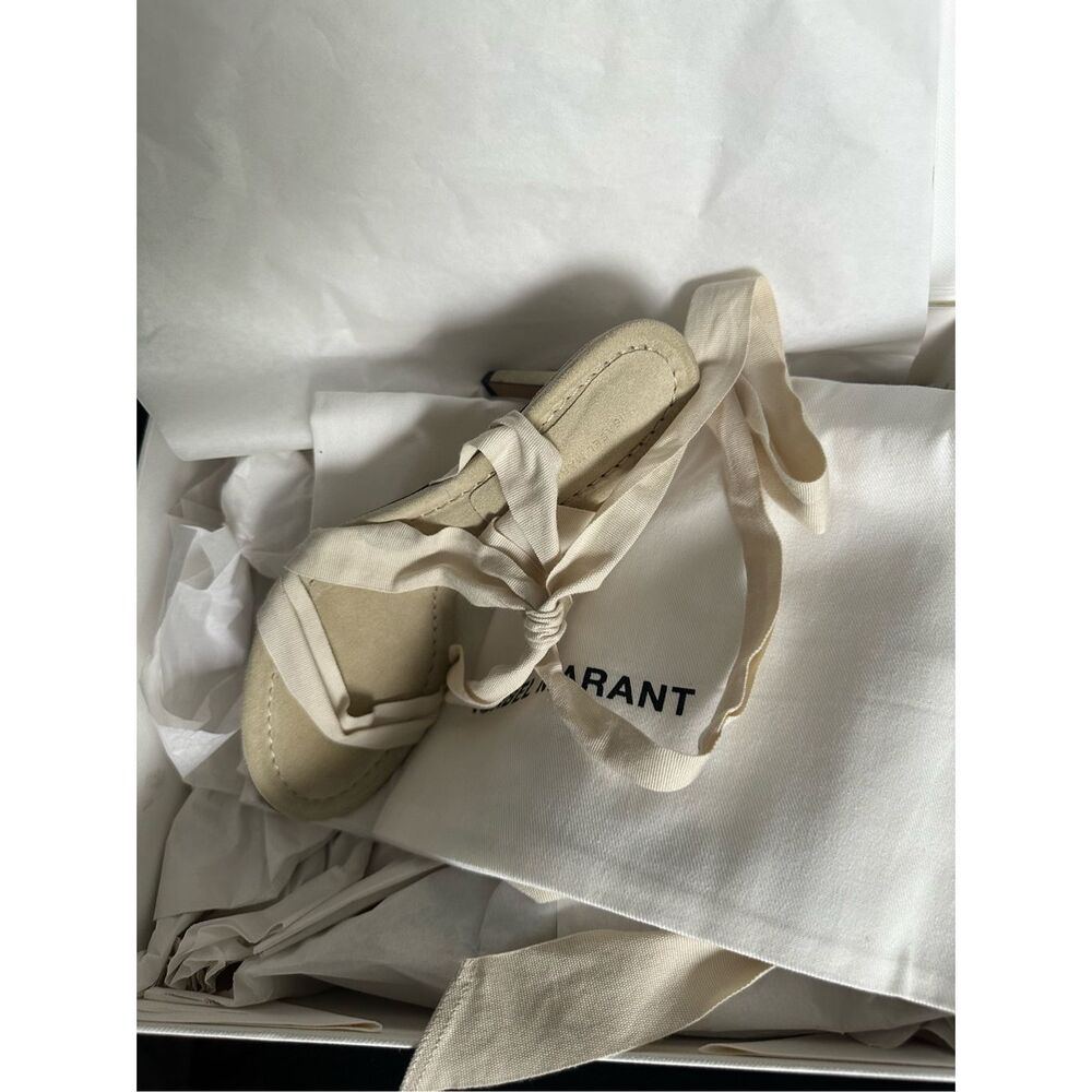 ISABEL MARANT Lace-Up Arieli Sandals 80 US 6 $915 - Picture 6 of 8